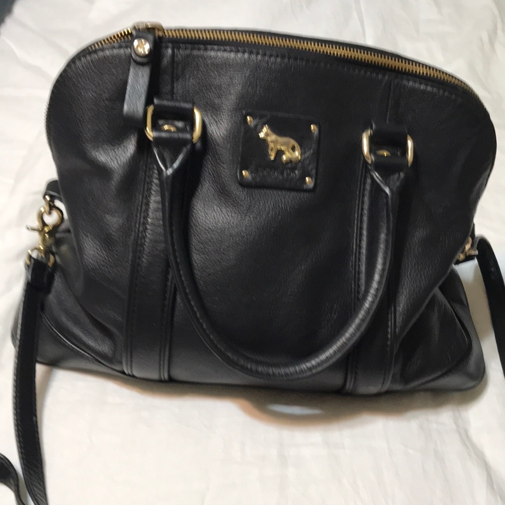 Emma Fox leather satchel
